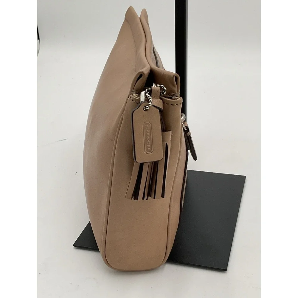 Coach beige leather